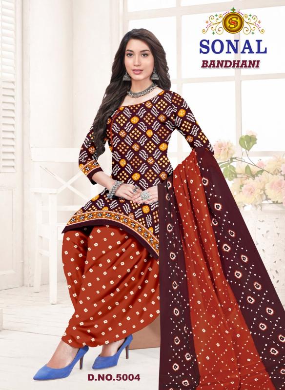 Sonal bandhani vol 5 dress material wholesale market